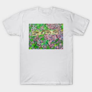 Lilac Vortex Oil Painting T-Shirt